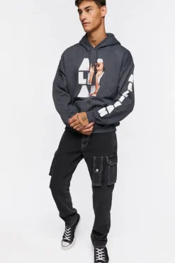 Aaliyah Graphic Drawstring Hoodie