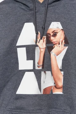 Aaliyah Graphic Drawstring Hoodie