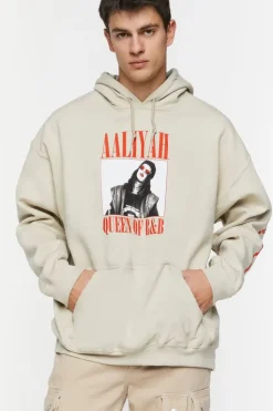 Aaliyah Graphic Drawstring Hoodie