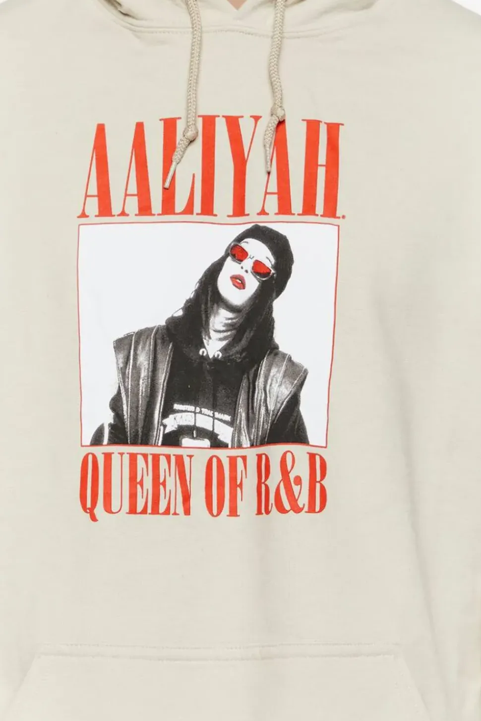 Aaliyah Graphic Drawstring Hoodie