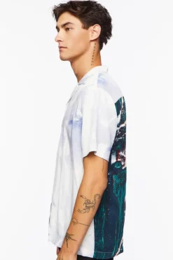 Abstract Colorblock Shirt