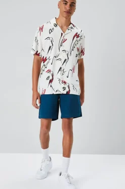 Abstract Doodle Print Shirt
