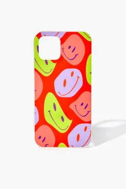Abstract Happy Face Case For Iphone 12