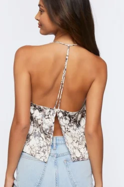 Abstract Marble Print Cami
