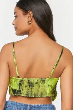 Abstract Print Handkerchief Cami
