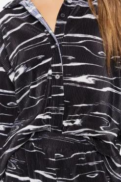 Abstract Print Shirt & Pants Set