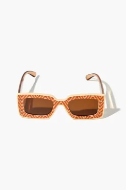 Abstract Print Sunglasses