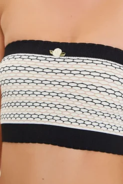 Abstract Seamless Bandeau Bralette