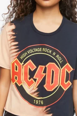 Acdc Graphic Cropped Tee