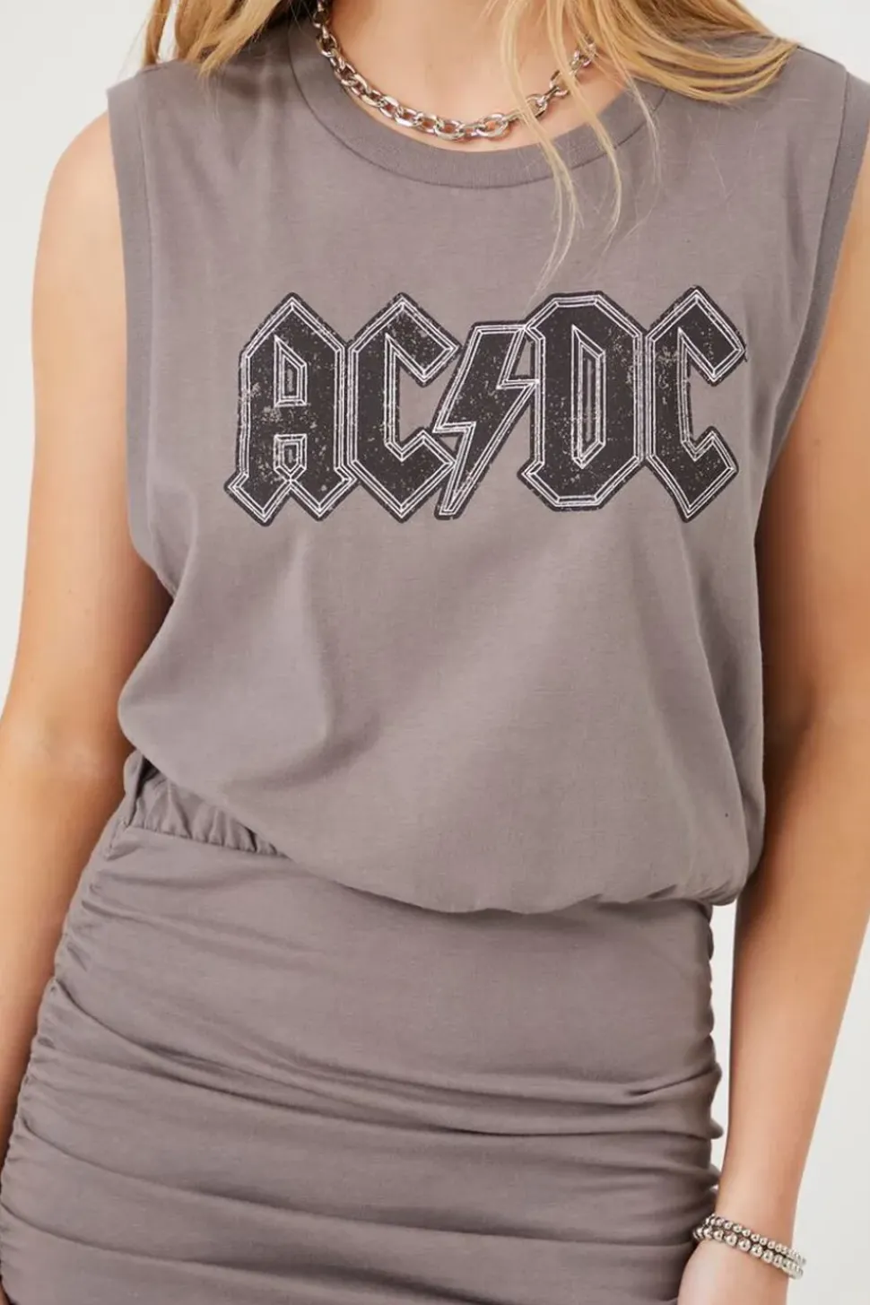 Acdc Graphic Mini Dress
