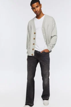 Acid Wash Flare Jeans