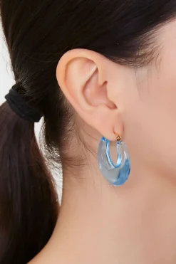 Acrylic Hoop Earrings