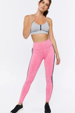 Active Checkered-Trim Leggings