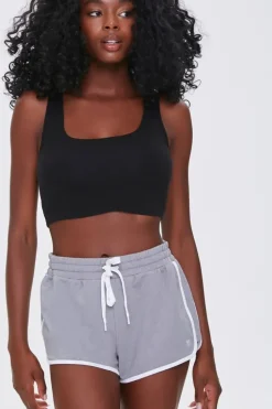 Active Contrast-Trim Dolphin Shorts