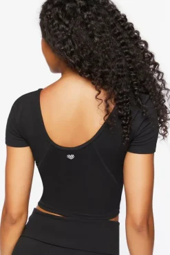 Active Cotton-Blend Crop Top