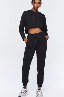 Active Cropped Hoodie