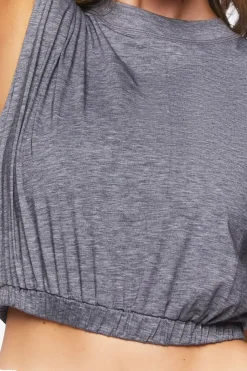 Active Cropped Muscle Tee