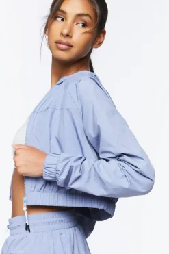 Active Cropped Windbreaker Jacket