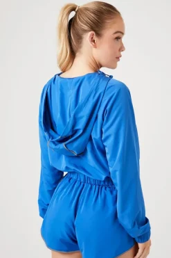 Active Cropped Windbreaker Jacket