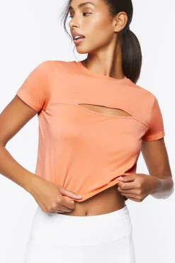 Active Cutout Cropped Tee