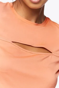 Active Cutout Cropped Tee
