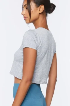 Active Cutout Cropped Tee