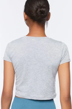Active Cutout Cropped Tee