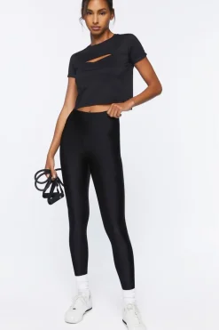 Active Cutout Cropped Tee