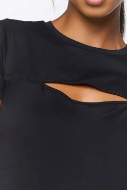 Active Cutout Cropped Tee