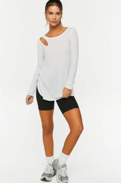 Active Cutout Long-Sleeve Top