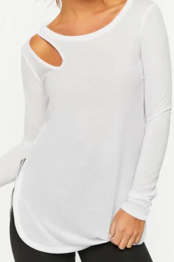 Active Cutout Long-Sleeve Top