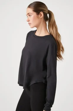 Active Cutout Long-Sleeve Top