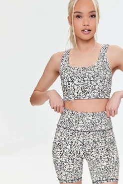 Active Ditsy Floral Biker Shorts