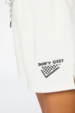 Active Dont Quit Graphic Shorts