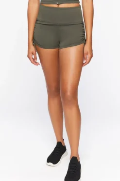 Active Drawstring Biker Shorts