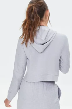 Active Drawstring Hooded Top