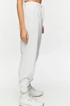 Active Drawstring Zip-Hem Joggers
