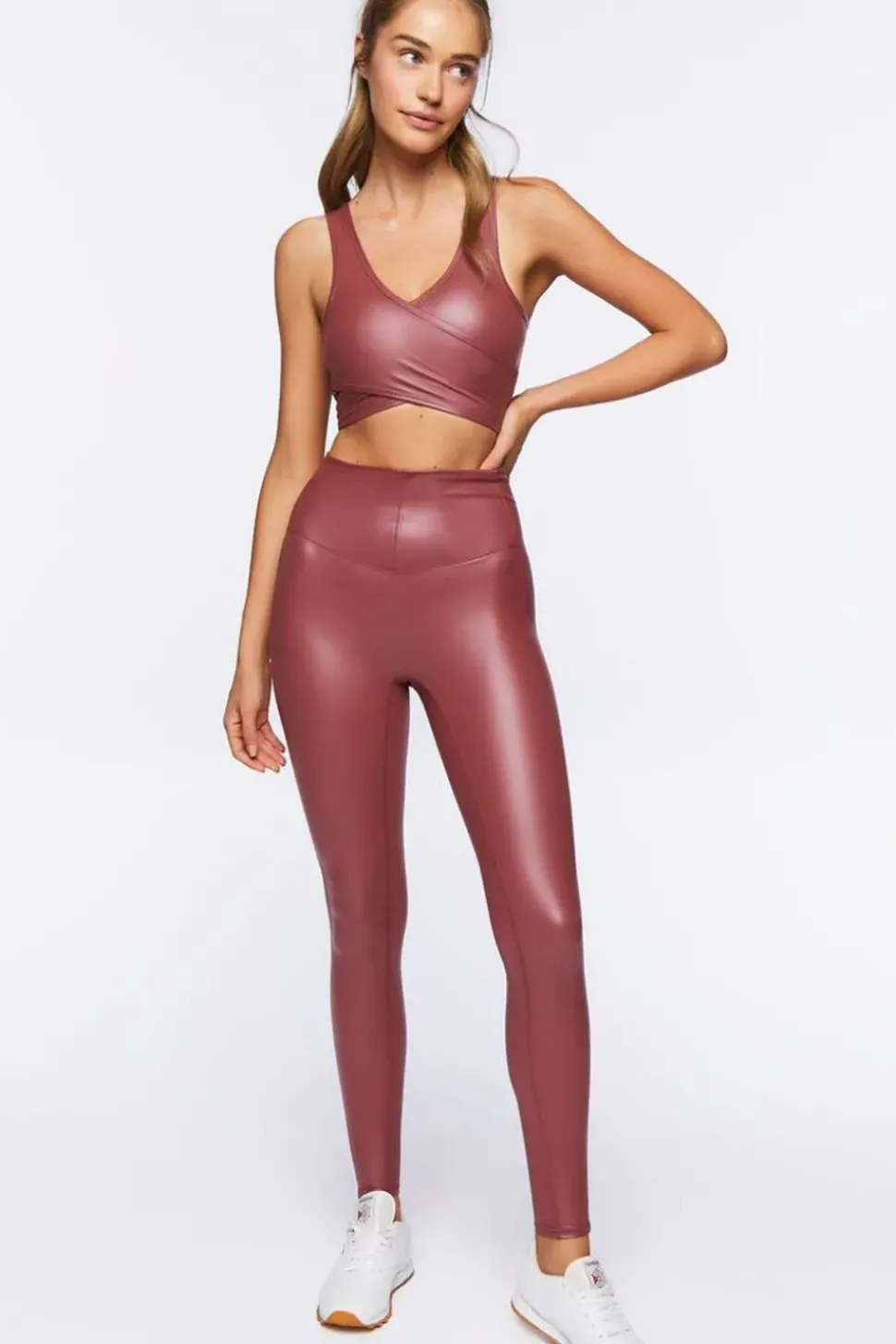 Active Faux Leather Leggings