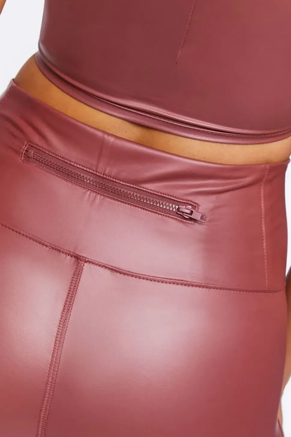 Active Faux Leather Leggings