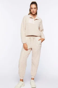 Active Faux Shearling Pullover