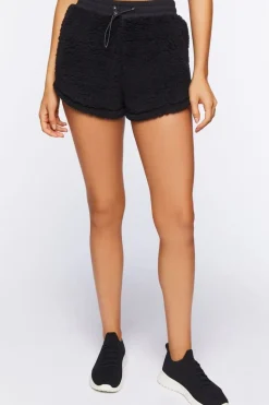 Active Faux Shearling Shorts