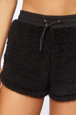 Active Faux Shearling Shorts