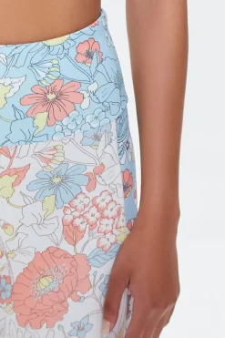 Active Floral Print Leggings