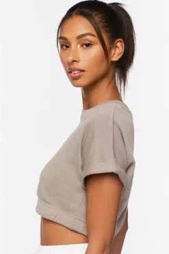 Active French Terry Crop Top