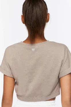 Active French Terry Crop Top
