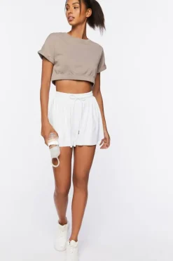 Active French Terry Crop Top