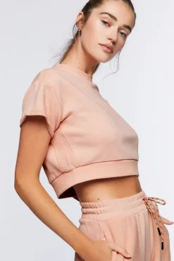 Active French Terry Crop Top