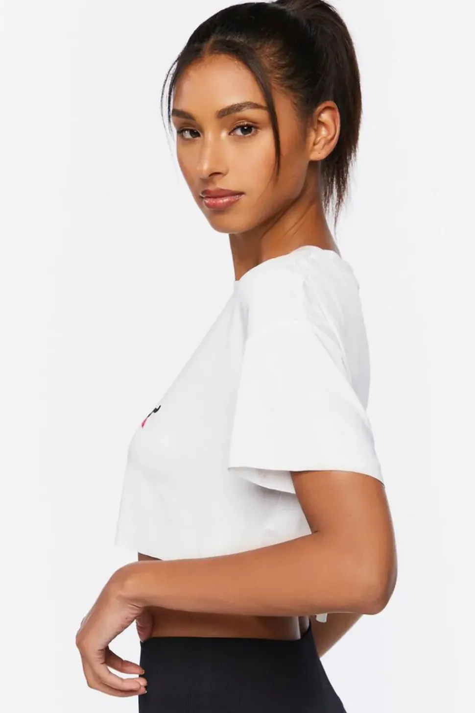 Active Good Energy Graphic Cropped Tee