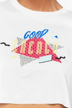 Active Good Energy Graphic Cropped Tee