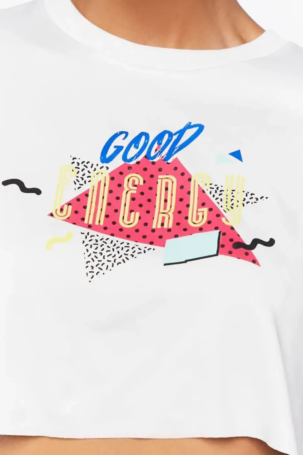 Active Good Energy Graphic Cropped Tee